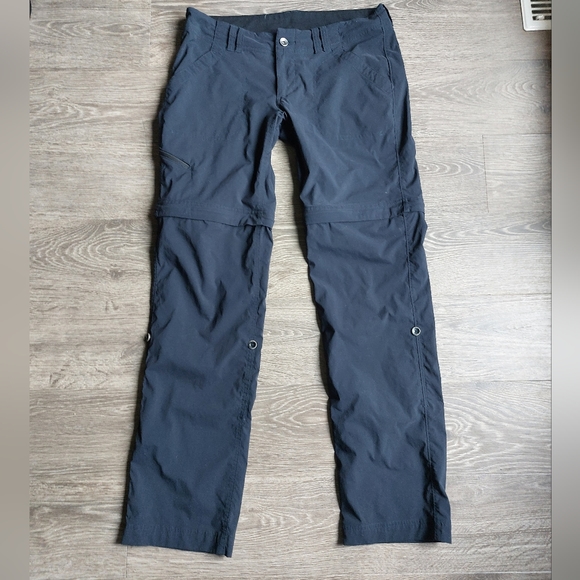 Marmot women's black Mazot convertible pants trousers. Size 8 - Picture 2 of 11